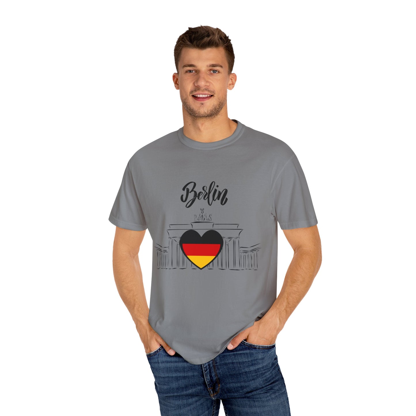 Berlin Love Unisex Graphic Tee – Travel Souvenir & Gift for Germany Lovers