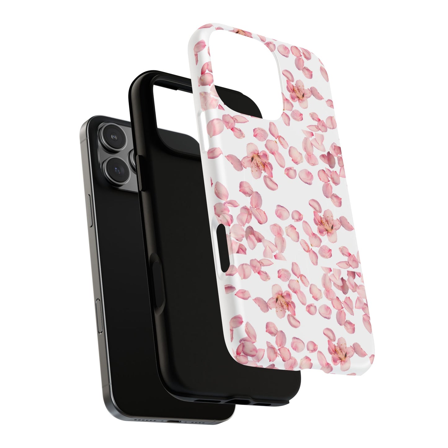 Pink Blossom Magnetic Phone Case – Floral Protective Cover, Cute & Trendy Gift for Her