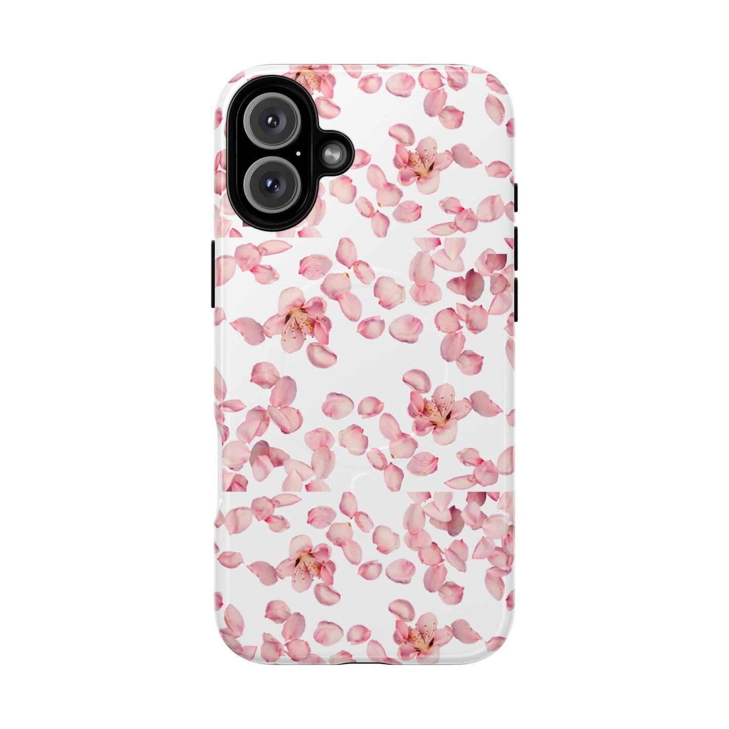 Pink Blossom Magnetic Phone Case – Floral Protective Cover, Cute & Trendy Gift for Her