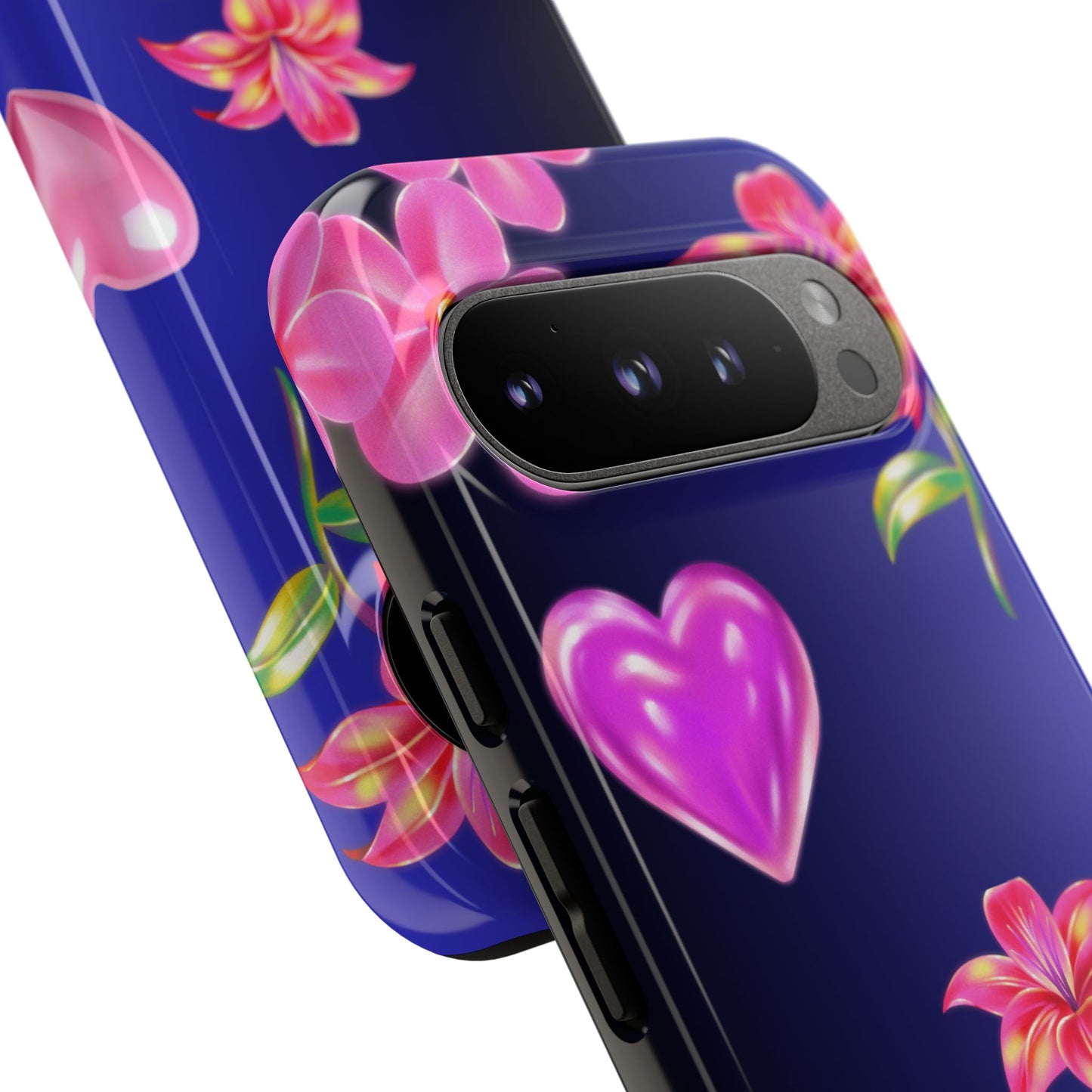 Flower Hearts Phone Case – Cute, Stylish & Protective Gift