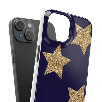 Glitter Star Phone Case – Cute & Stylish Cover, Gift for Her