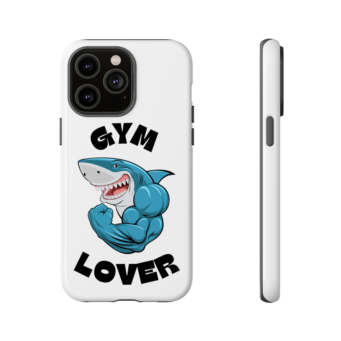 Shark Phone Case | Tough Gym Lover Cover | Fitness Gift & Workout Accessory
