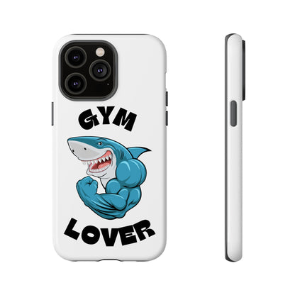 Shark Phone Case | Tough Gym Lover Cover | Fitness Gift & Workout Accessory