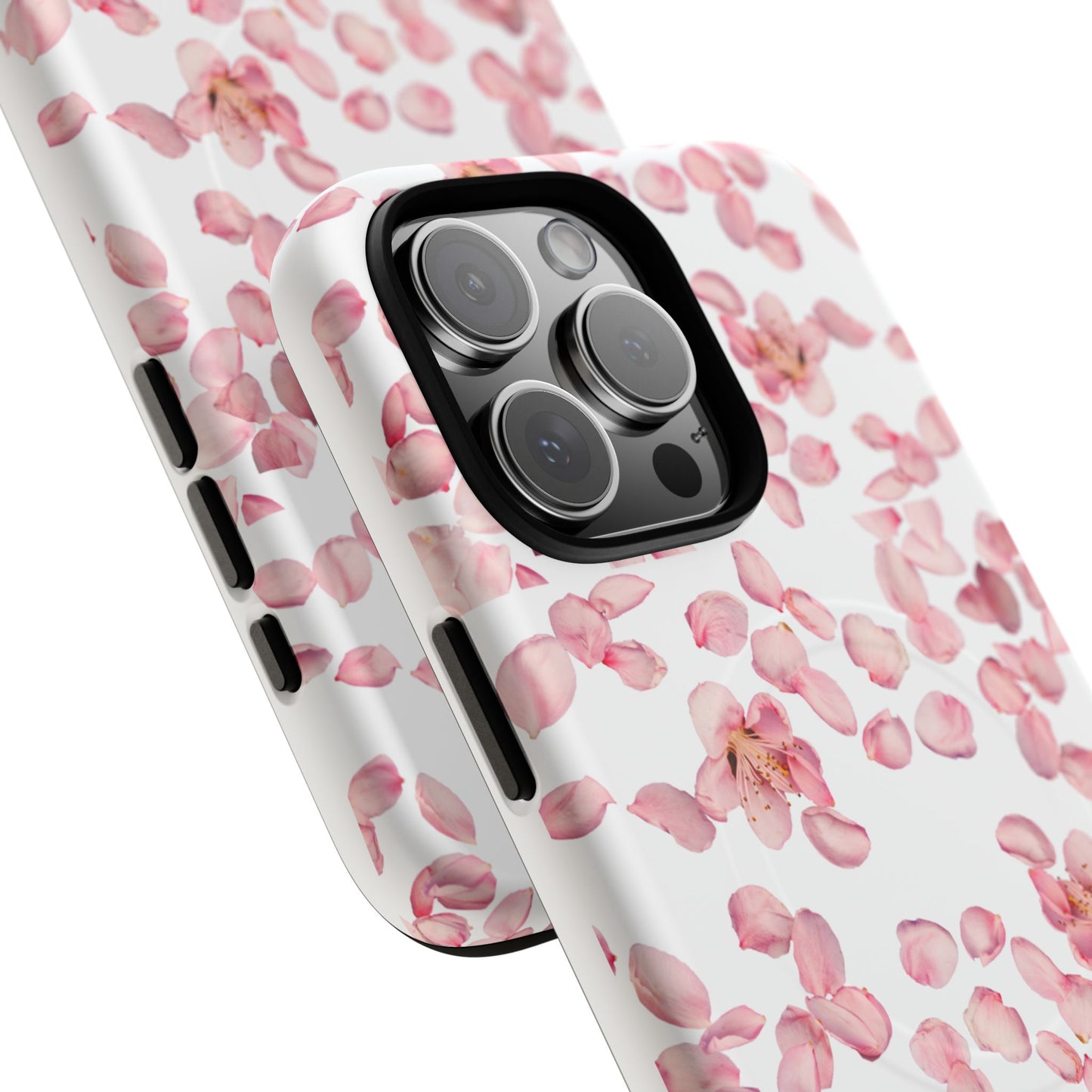 Pink Blossom Magnetic Phone Case – Floral Protective Cover, Cute & Trendy Gift for Her