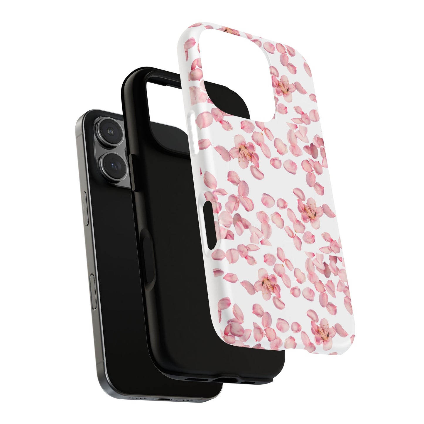 Pink Blossom Magnetic Phone Case – Floral Protective Cover, Cute & Trendy Gift for Her