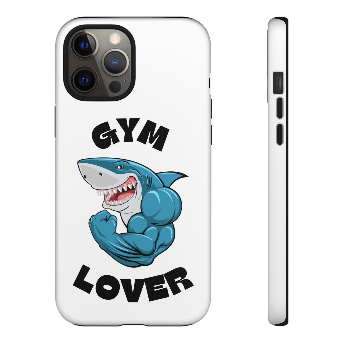 Shark Phone Case | Tough Gym Lover Cover | Fitness Gift & Workout Accessory