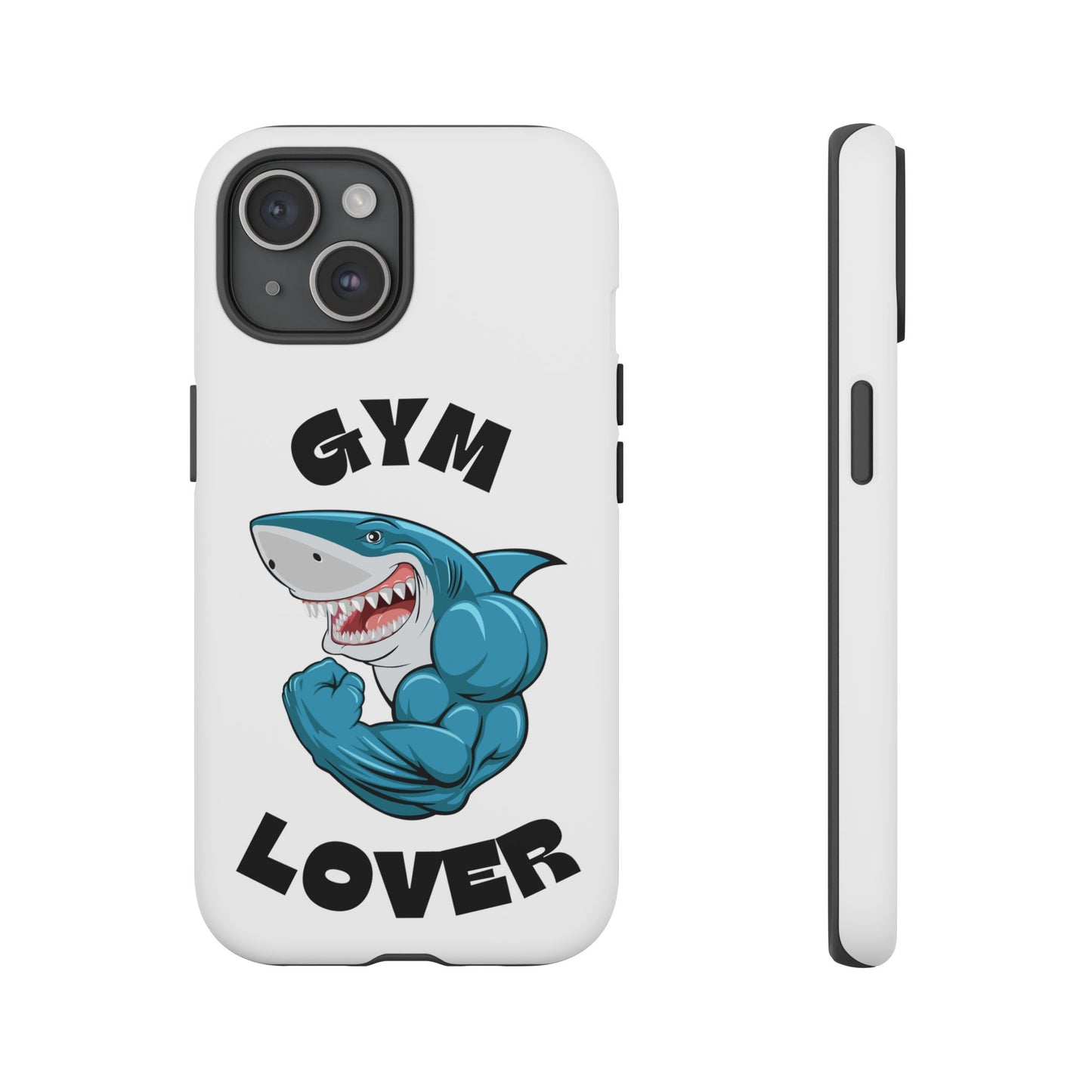 Shark Phone Case | Tough Gym Lover Cover | Fitness Gift & Workout Accessory