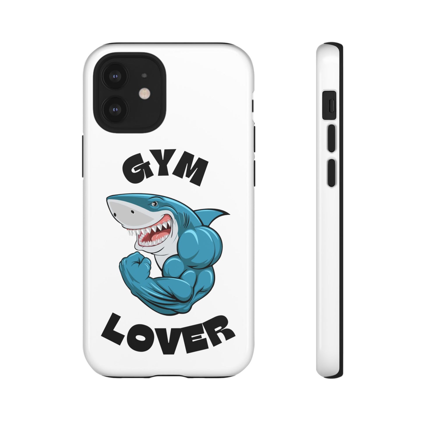 Shark Phone Case | Tough Gym Lover Cover | Fitness Gift & Workout Accessory