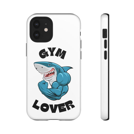 Shark Phone Case | Tough Gym Lover Cover | Fitness Gift & Workout Accessory