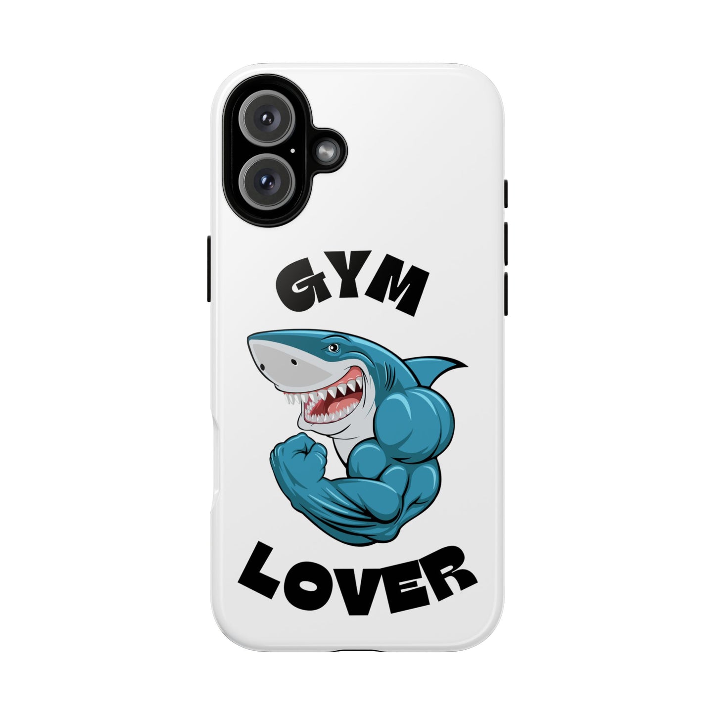 Shark Phone Case | Tough Gym Lover Cover | Fitness Gift & Workout Accessory