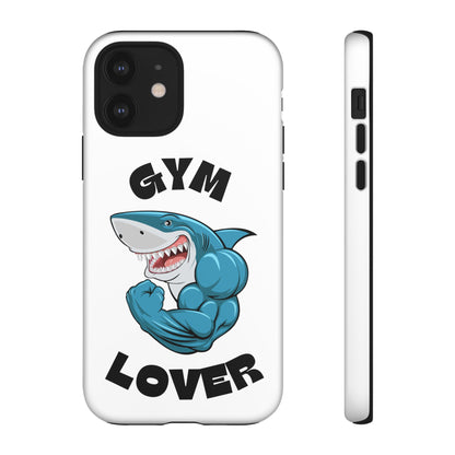 Shark Phone Case | Tough Gym Lover Cover | Fitness Gift & Workout Accessory