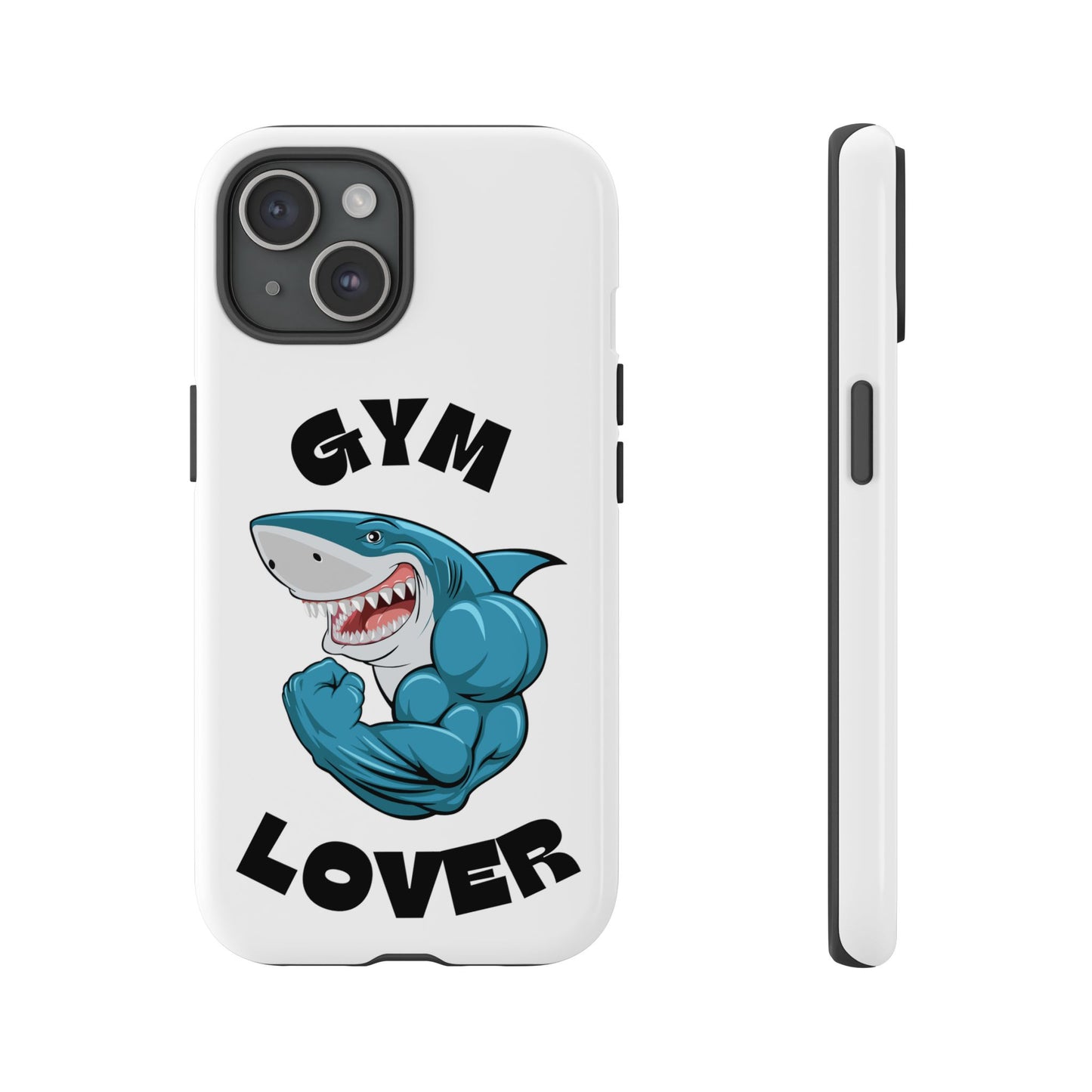 Shark Phone Case | Tough Gym Lover Cover | Fitness Gift & Workout Accessory