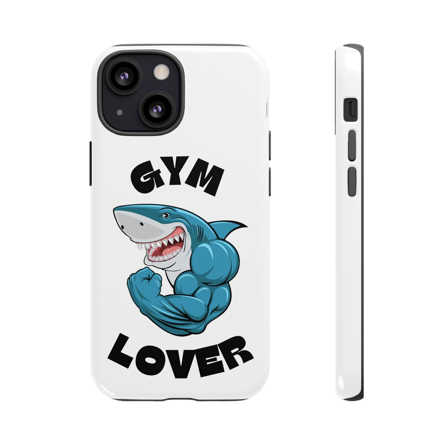Shark Phone Case | Tough Gym Lover Cover | Fitness Gift & Workout Accessory