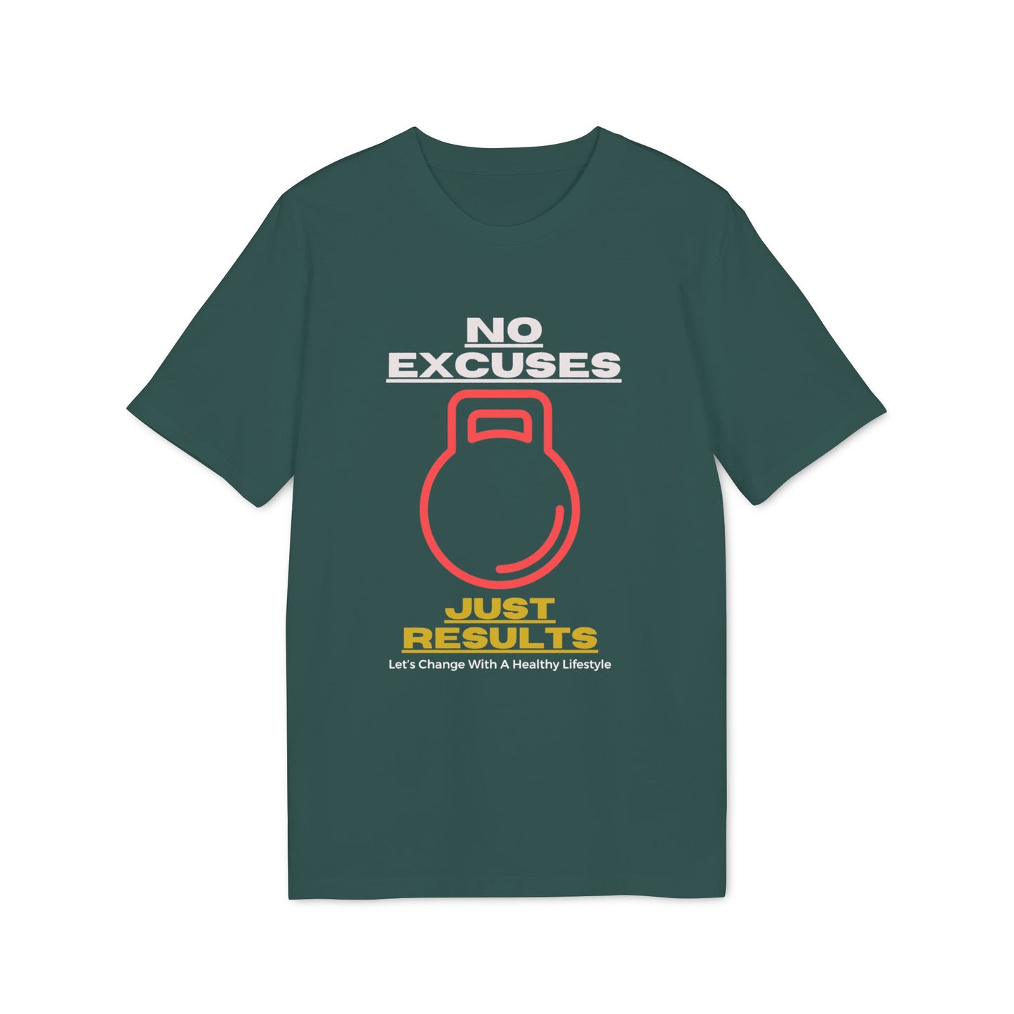 Motivational Workout T-Shirt | Unisex Gym Apparel | No Excuses Just Results