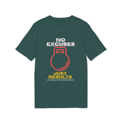 Motivational Workout T-Shirt | Unisex Gym Apparel | No Excuses Just Results