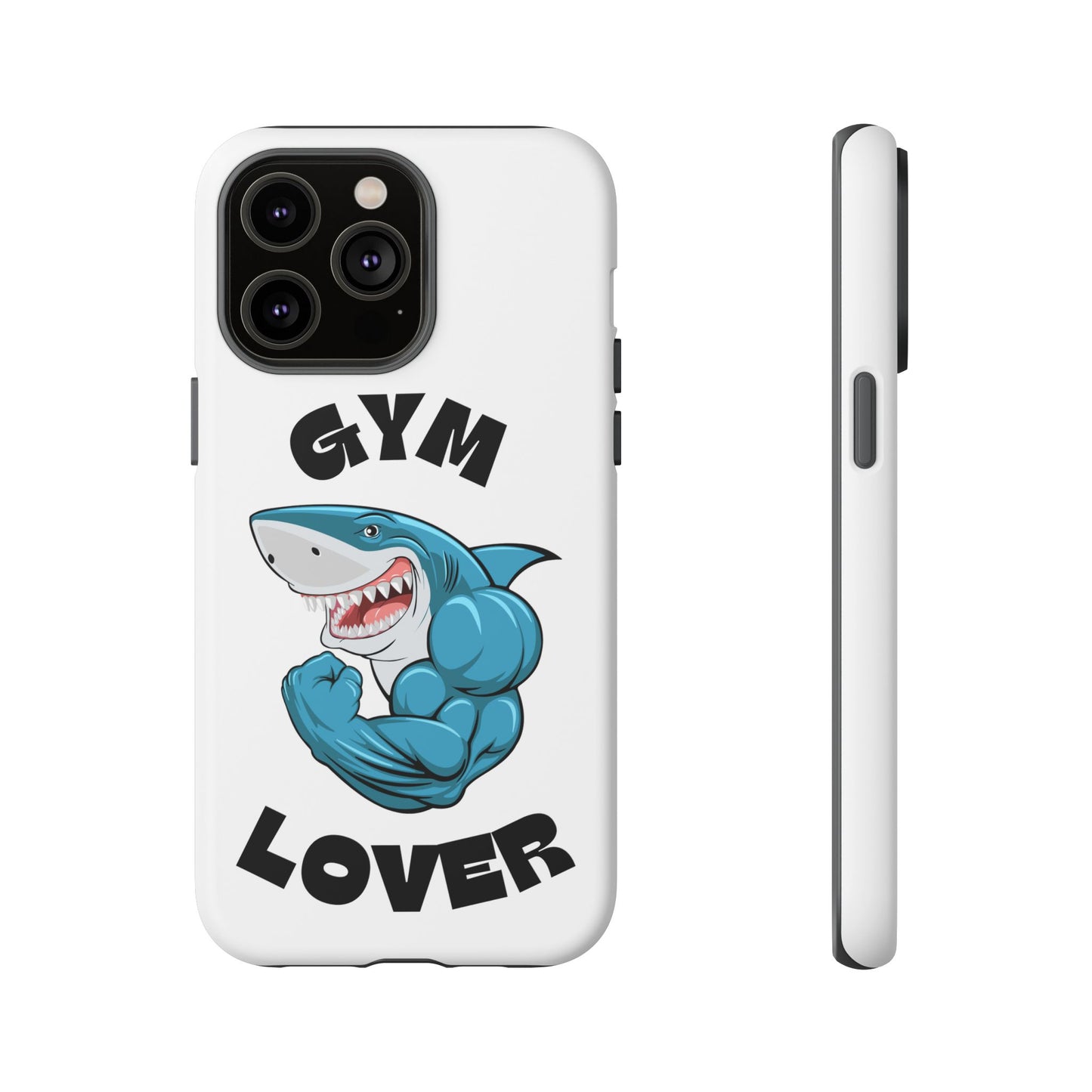 Shark Phone Case | Tough Gym Lover Cover | Fitness Gift & Workout Accessory