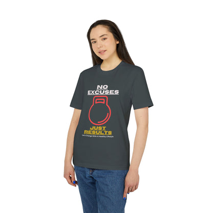Motivational Workout T-Shirt | Unisex Gym Apparel | No Excuses Just Results