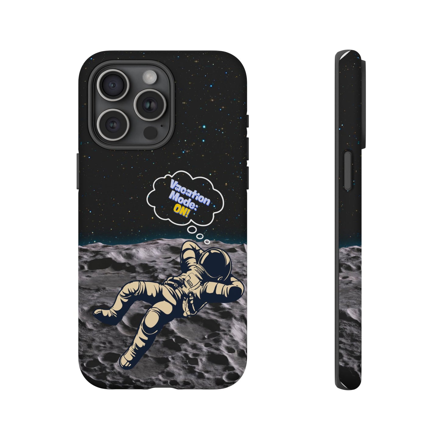 Astronaut Phone Case – Vacation Mode On, Cute Cosmic Gift