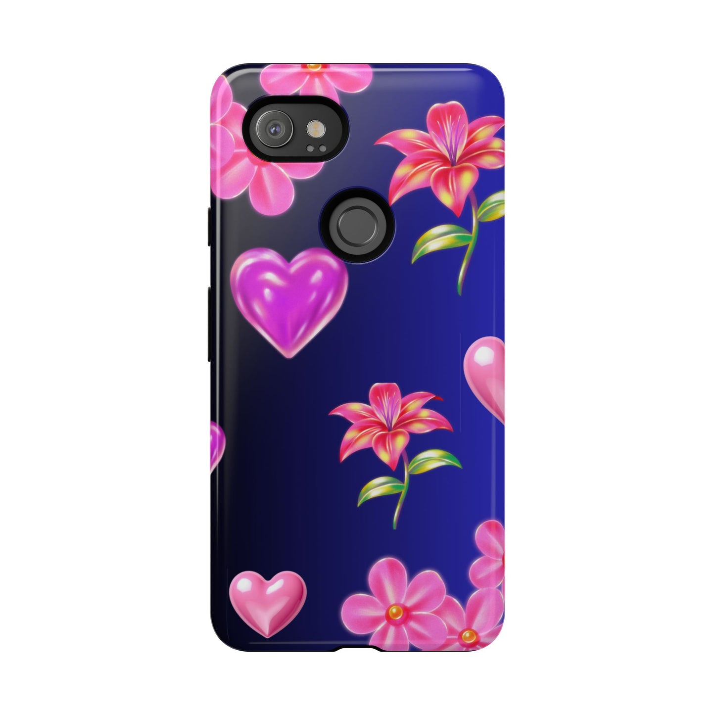 Flower Hearts Phone Case – Cute, Stylish & Protective Gift