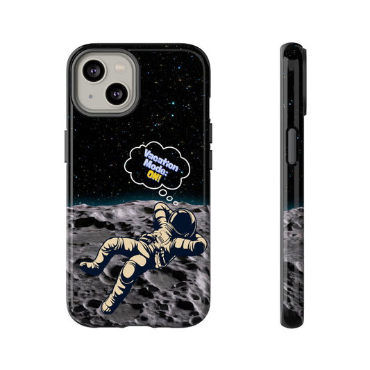 Astronaut Phone Case – Vacation Mode On, Cute Cosmic Gift