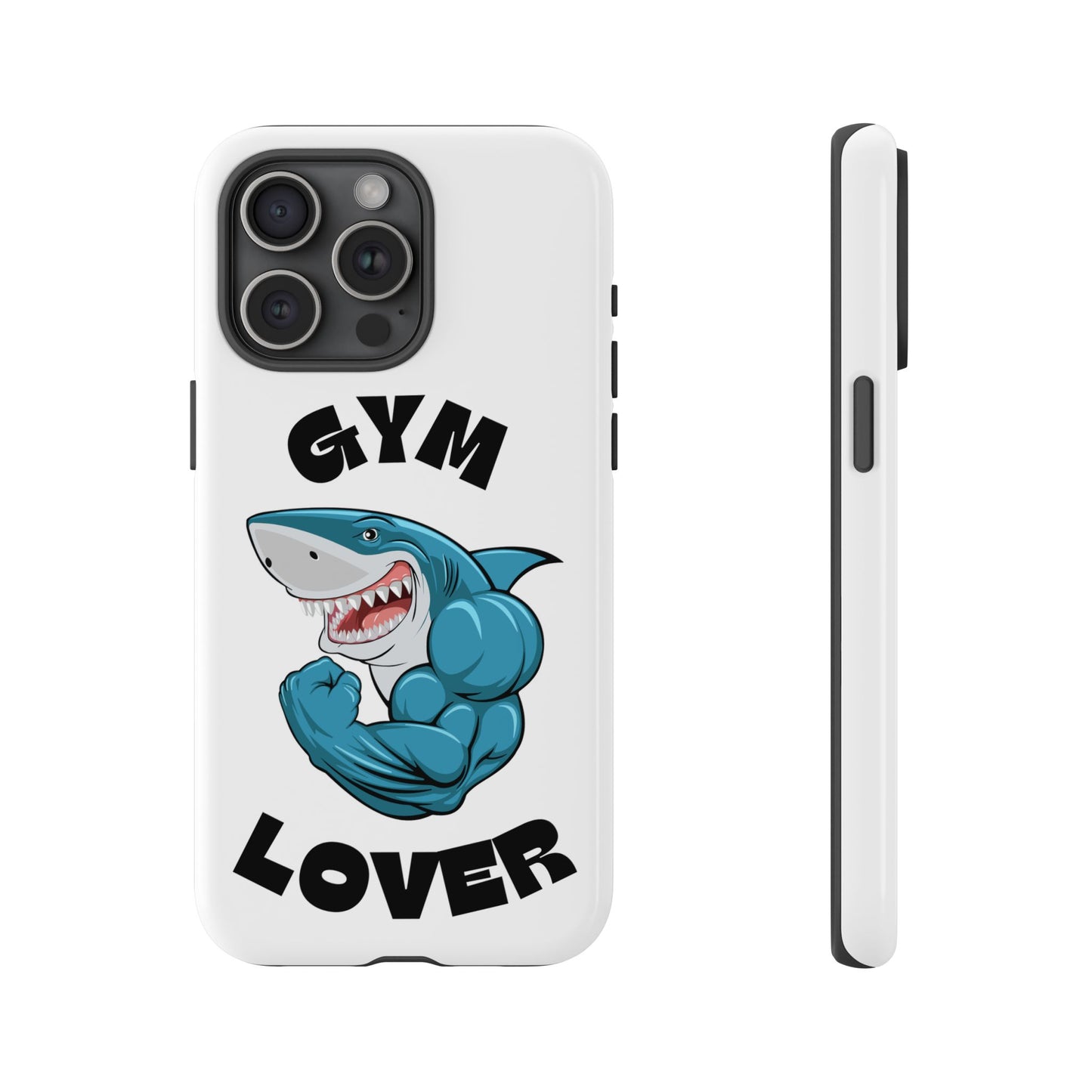 Shark Phone Case | Tough Gym Lover Cover | Fitness Gift & Workout Accessory
