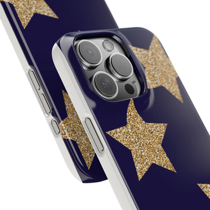 Glitter Star Phone Case – Cute & Stylish Cover, Gift for Her