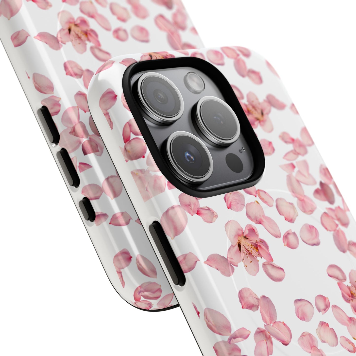 Pink Blossom Magnetic Phone Case – Floral Protective Cover, Cute & Trendy Gift for Her