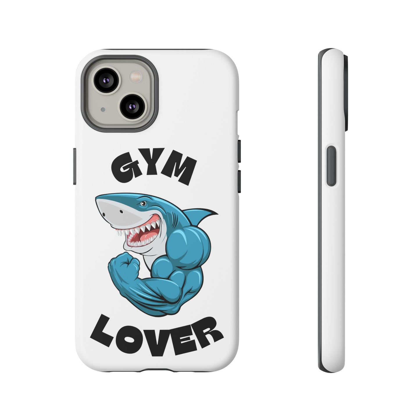 Shark Phone Case | Tough Gym Lover Cover | Fitness Gift & Workout Accessory