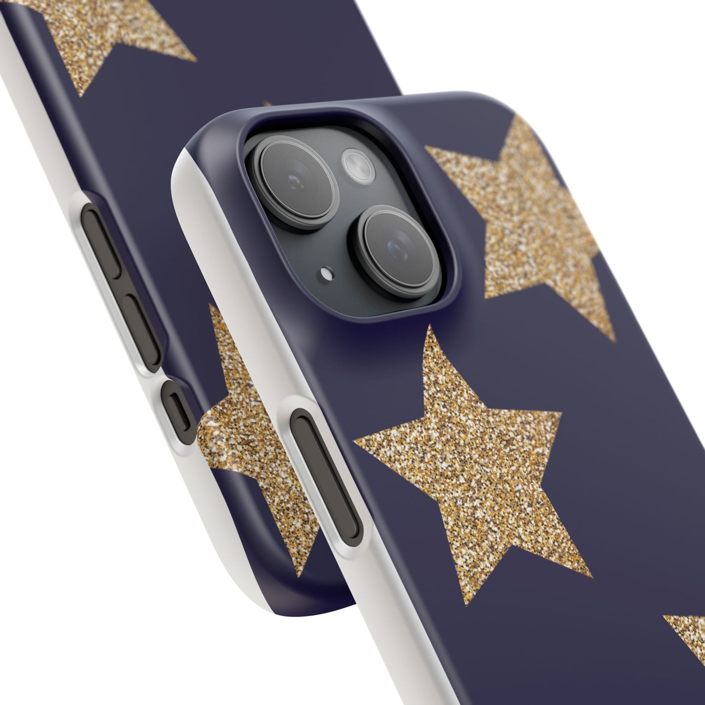 Glitter Star Phone Case – Cute & Stylish Cover, Gift for Her