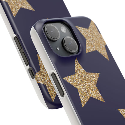 Glitter Star Phone Case – Cute & Stylish Cover, Gift for Her