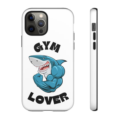 Shark Phone Case | Tough Gym Lover Cover | Fitness Gift & Workout Accessory