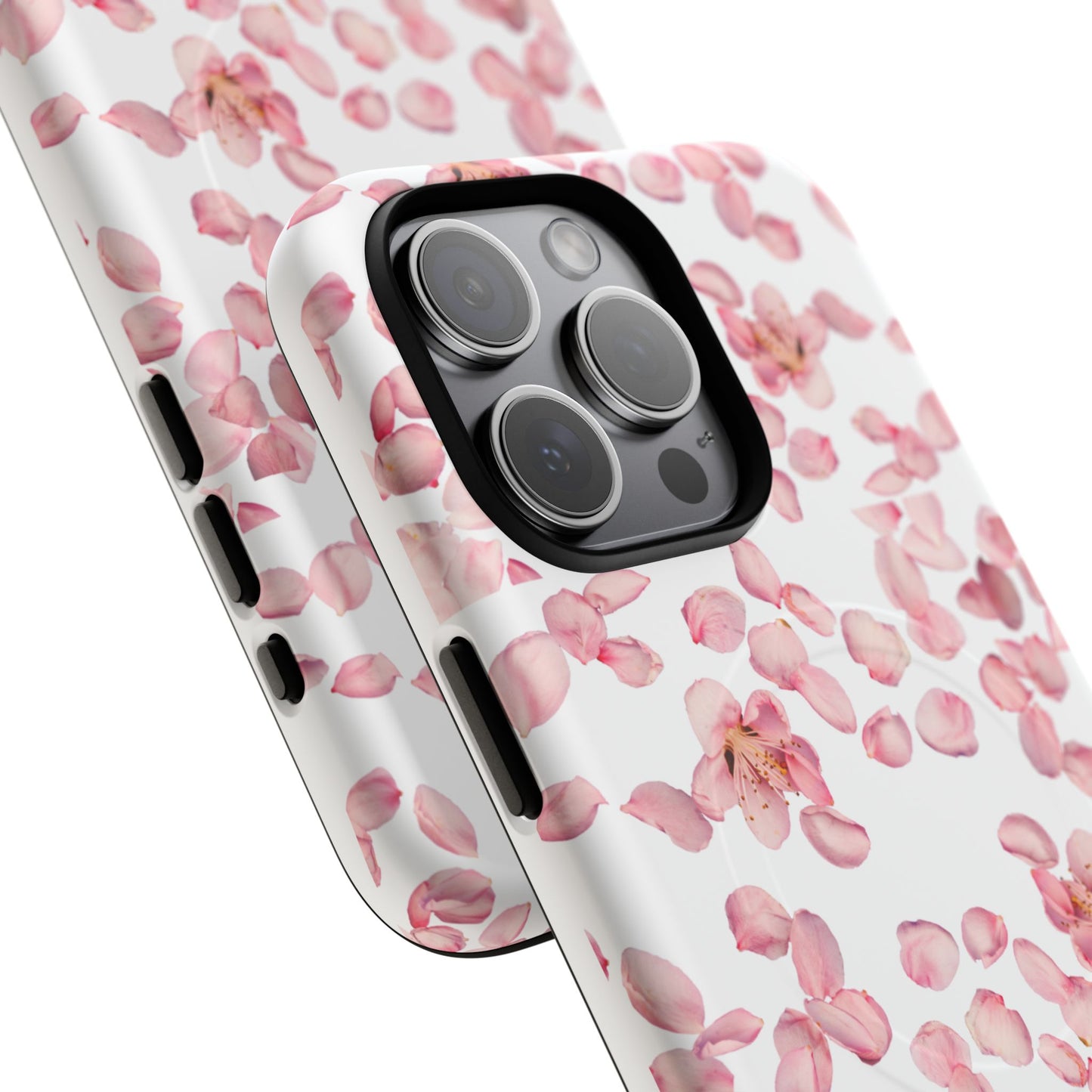 Pink Blossom Magnetic Phone Case – Floral Protective Cover, Cute & Trendy Gift for Her