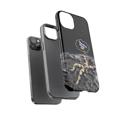 Astronaut Phone Case – Vacation Mode On, Cute Cosmic Gift