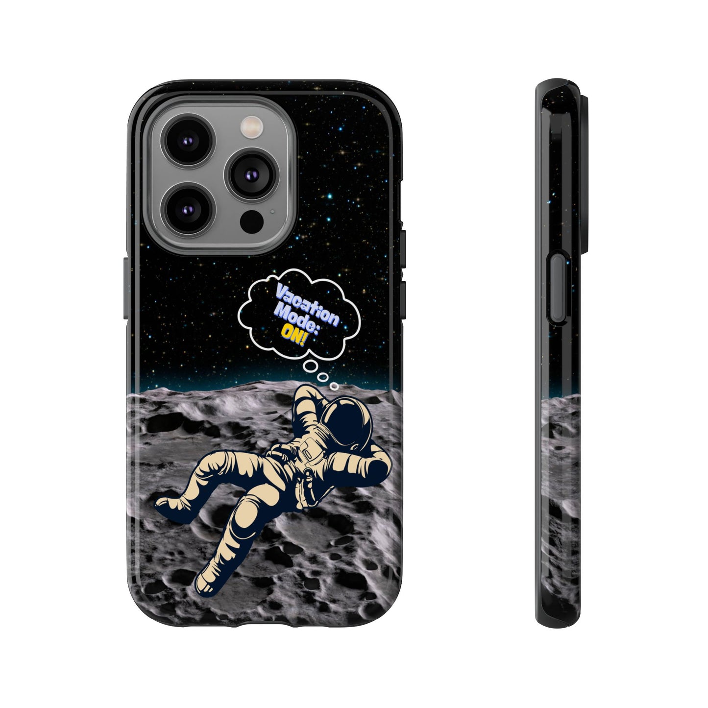 Astronaut Phone Case – Vacation Mode On, Cute Cosmic Gift