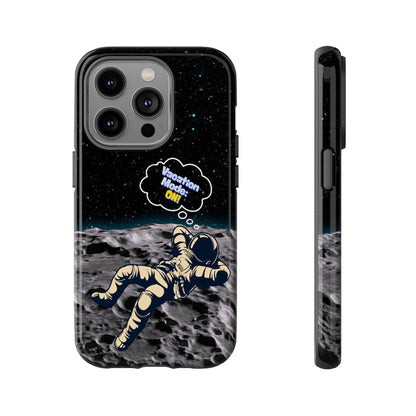 Astronaut Phone Case – Vacation Mode On, Cute Cosmic Gift