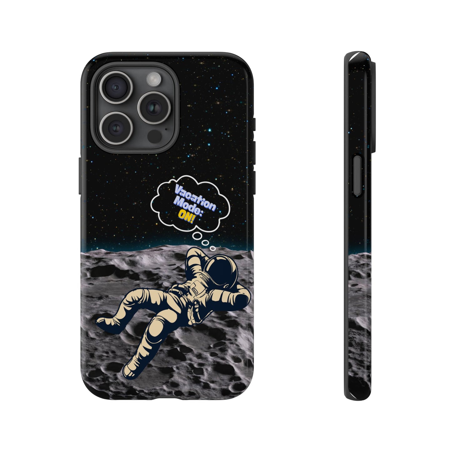 Astronaut Phone Case – Vacation Mode On, Cute Cosmic Gift