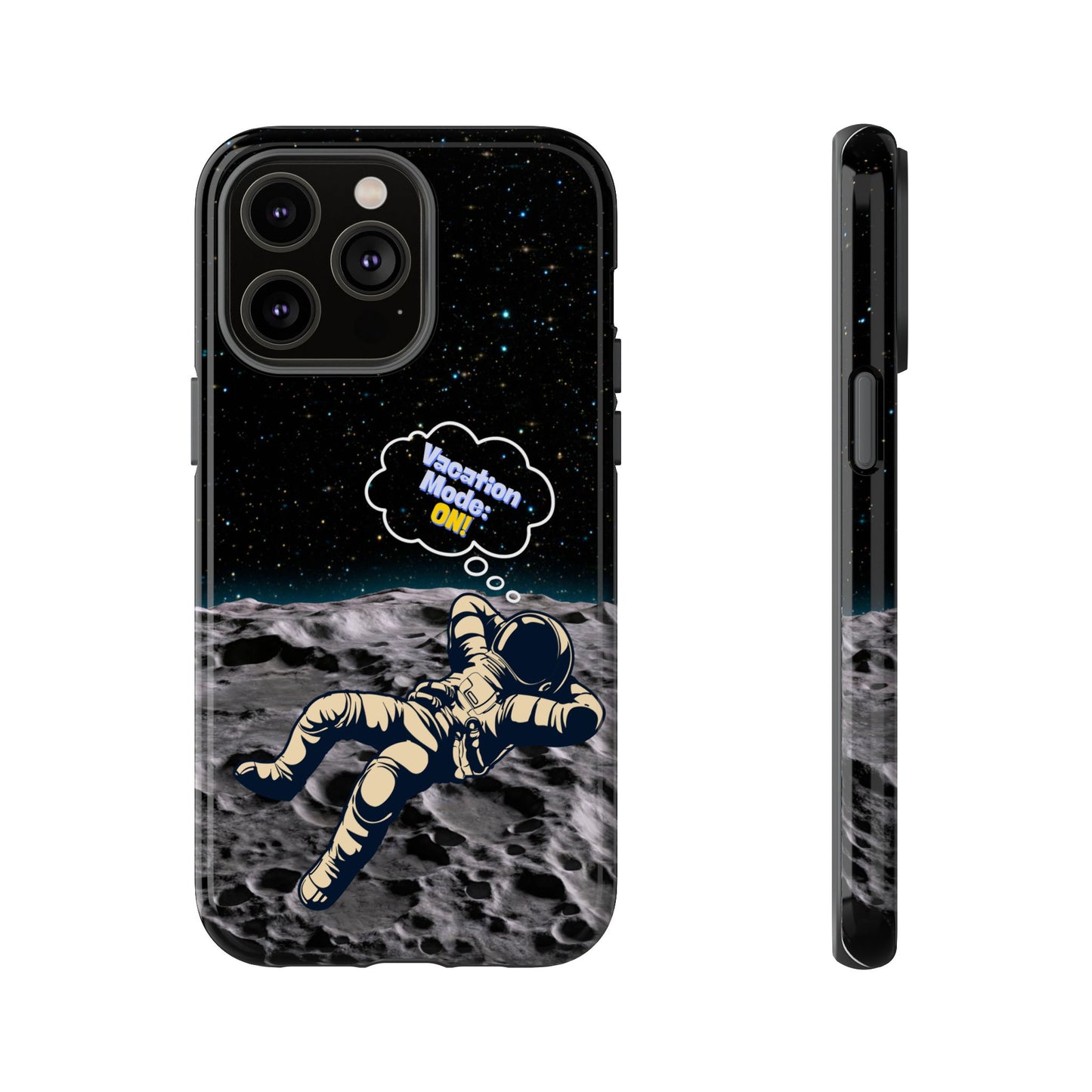 Astronaut Phone Case – Vacation Mode On, Cute Cosmic Gift