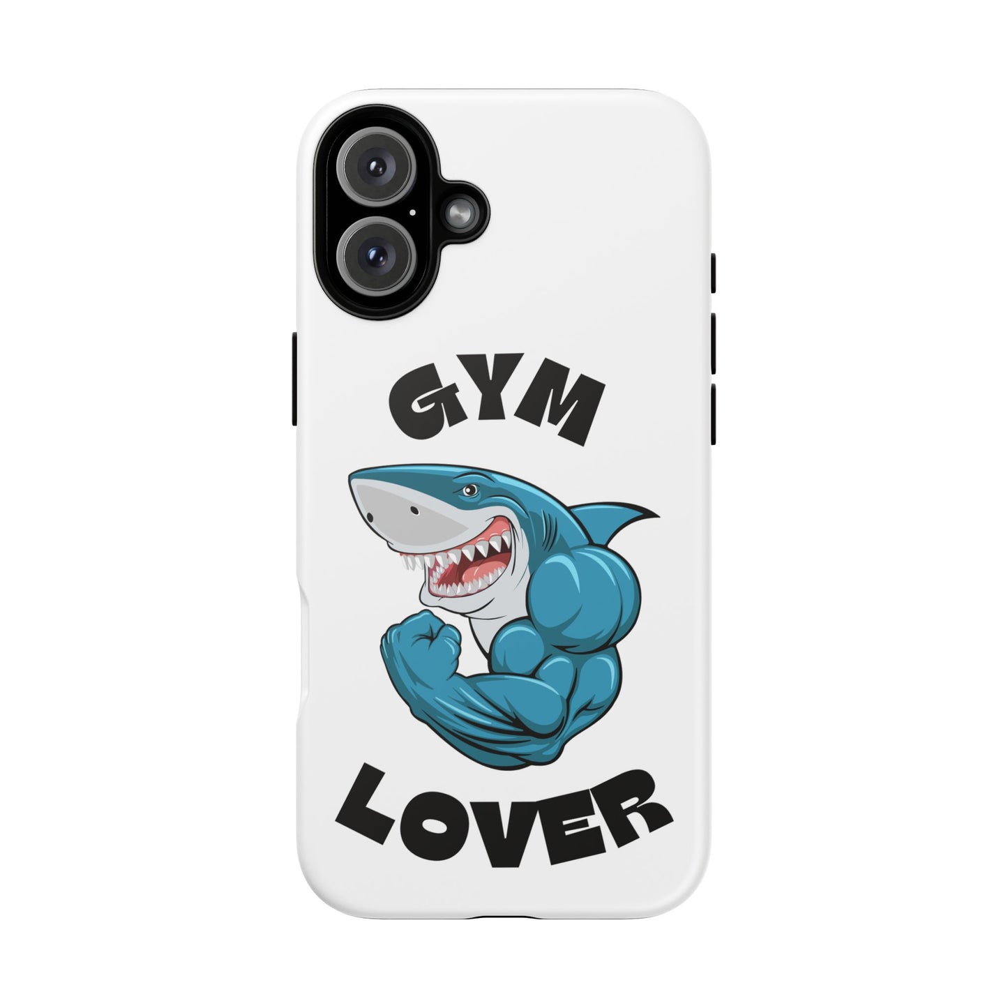 Shark Phone Case | Tough Gym Lover Cover | Fitness Gift & Workout Accessory