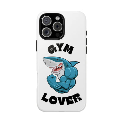 Shark Phone Case | Tough Gym Lover Cover | Fitness Gift & Workout Accessory