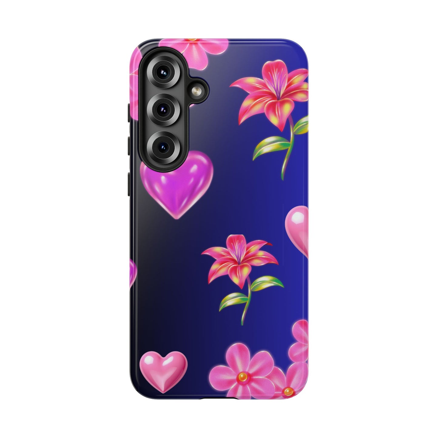 Flower Hearts Phone Case – Cute, Stylish & Protective Gift