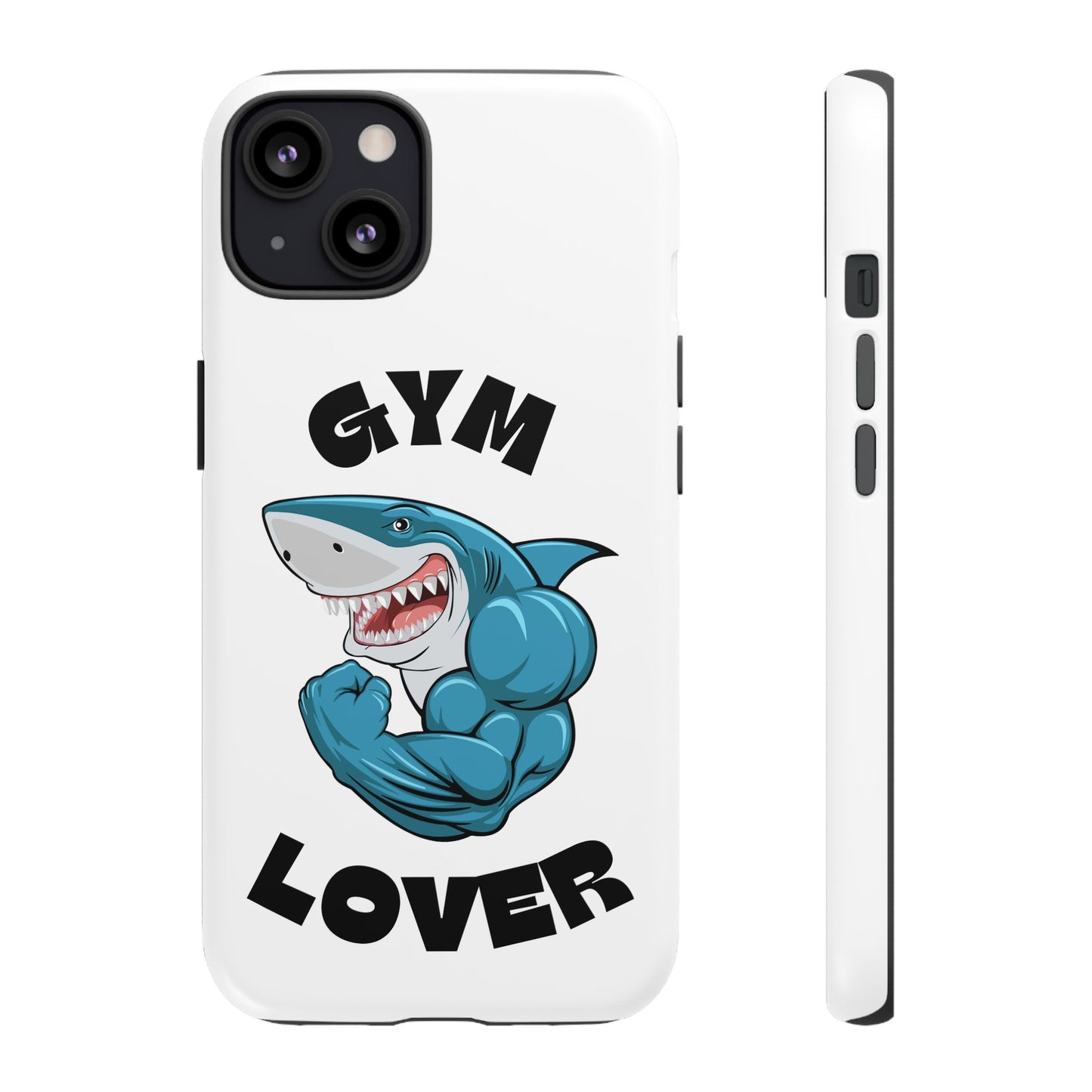 Shark Phone Case | Tough Gym Lover Cover | Fitness Gift & Workout Accessory