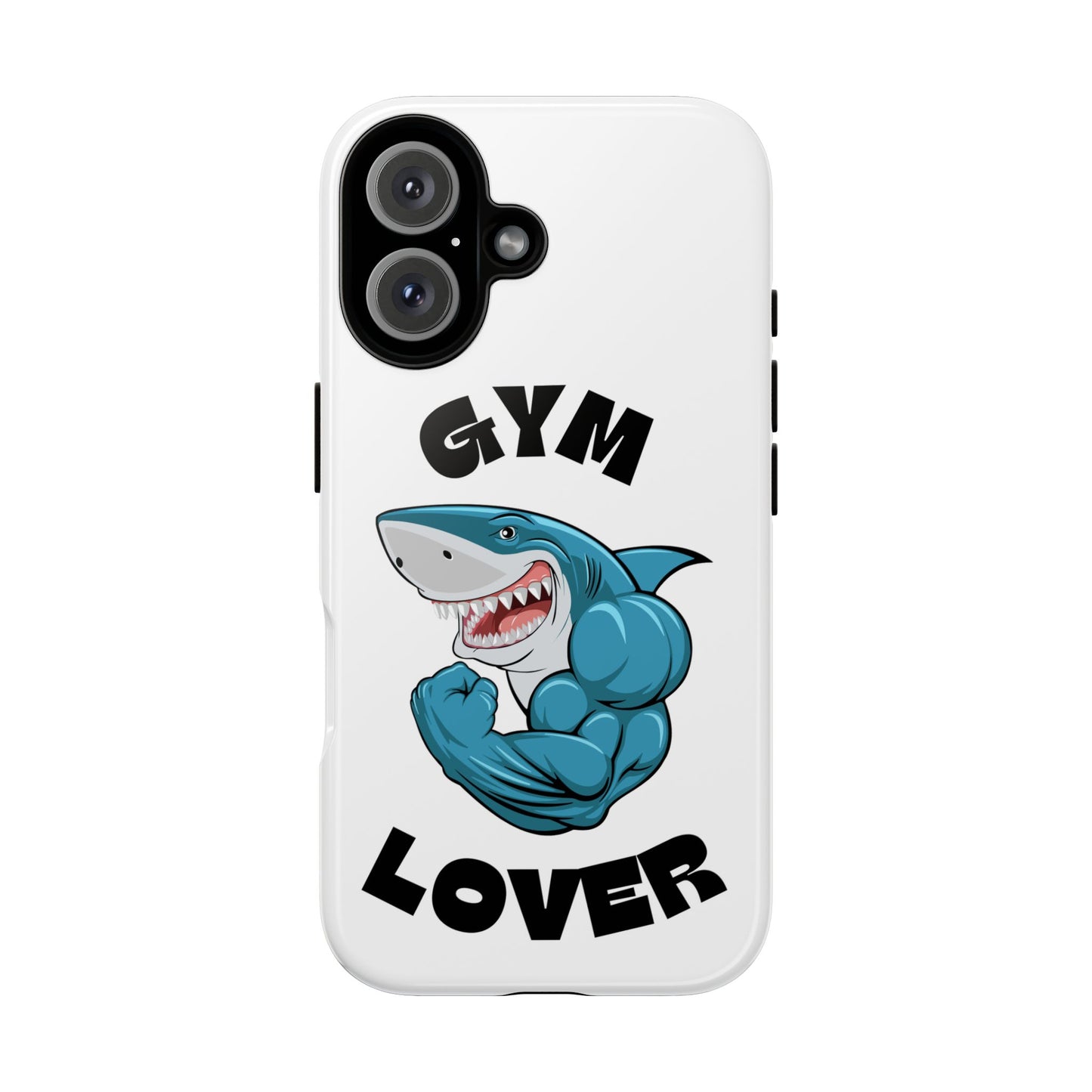 Shark Phone Case | Tough Gym Lover Cover | Fitness Gift & Workout Accessory