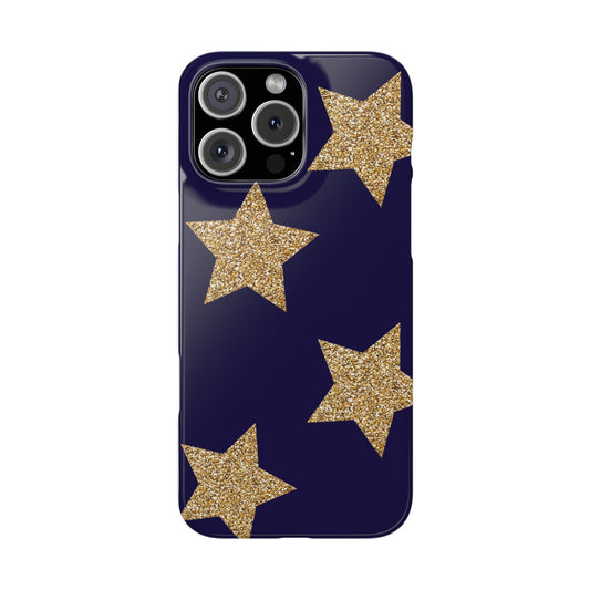 Glitter Star Phone Case – Cute & Stylish Cover, Gift for Her
