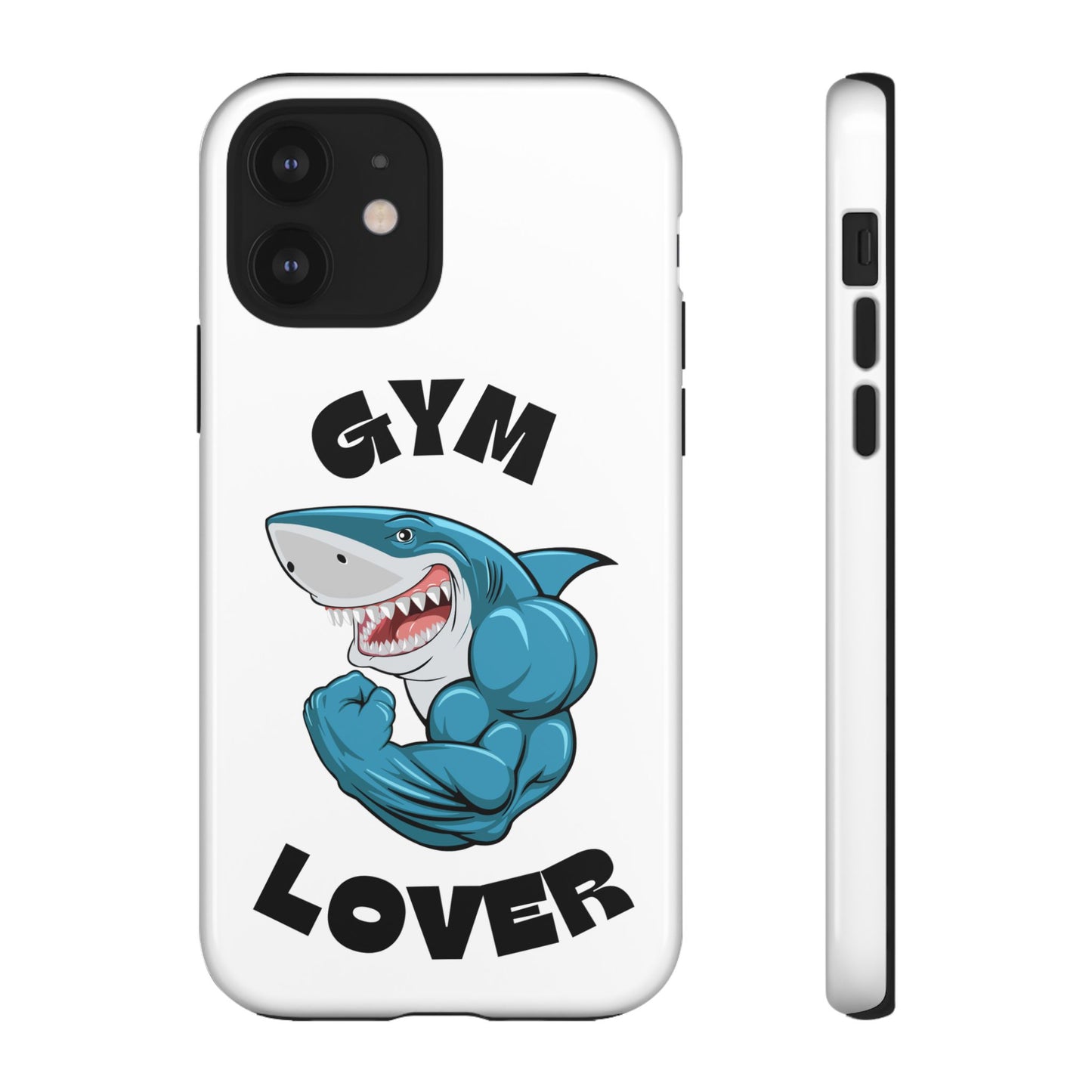 Shark Phone Case | Tough Gym Lover Cover | Fitness Gift & Workout Accessory