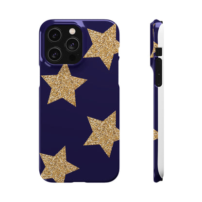 Glitter Star Phone Case – Cute & Stylish Cover, Gift for Her