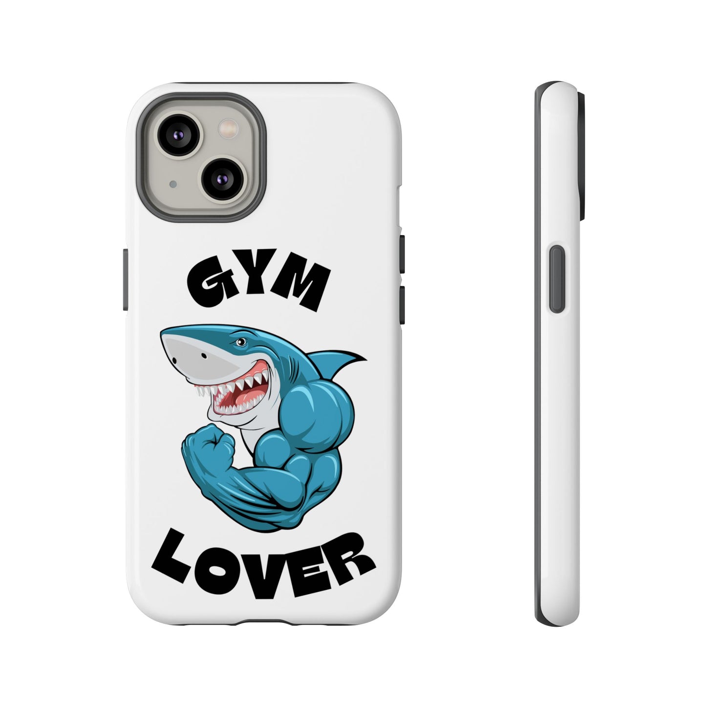 Shark Phone Case | Tough Gym Lover Cover | Fitness Gift & Workout Accessory