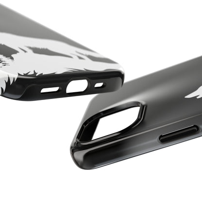 Wolf Howling Tough Phone Case | Wildlife Design | Nature Lover Gift