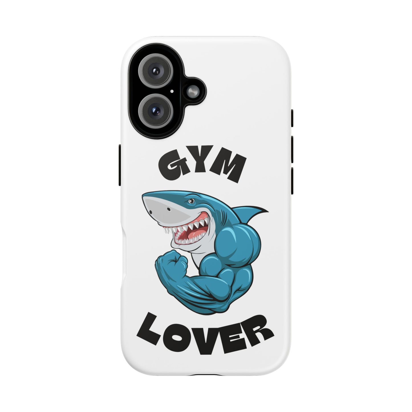 Shark Phone Case | Tough Gym Lover Cover | Fitness Gift & Workout Accessory